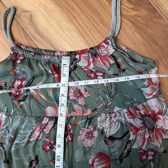 Elena Baldi Silk Blend Floral Sundress Italy Boho S - Picture 7 of 11